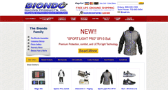 Desktop Screenshot of biondoracing.com