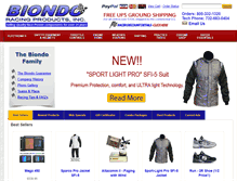 Tablet Screenshot of biondoracing.com